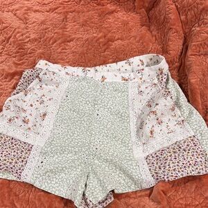 Floral Patchwork Women's Shorts